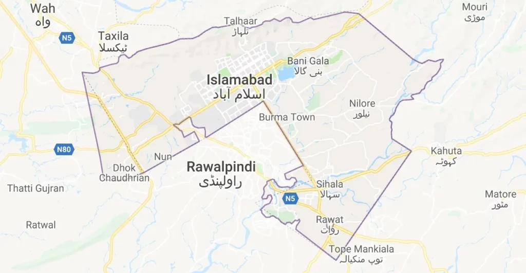 Islamabad Maps
