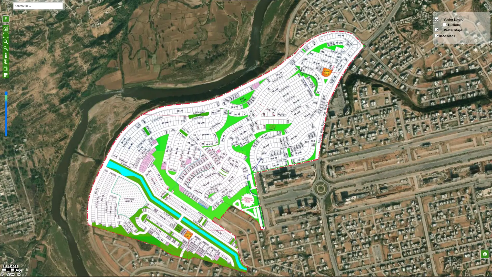 Bahria Town Phase 8 Sector A Rawalpindi Map Plotsmap