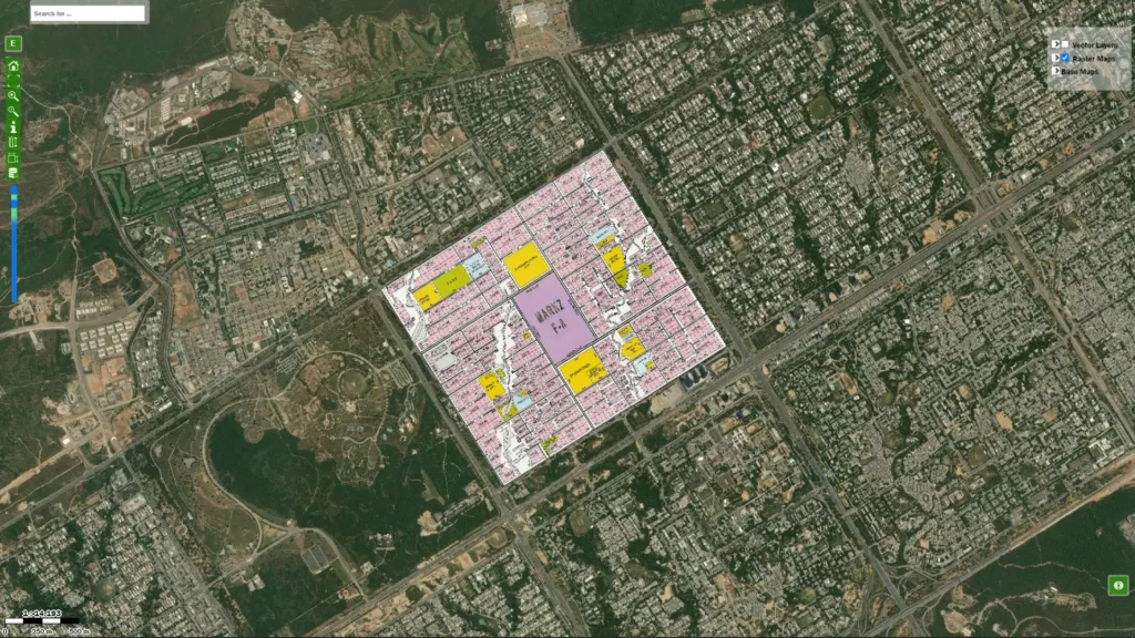 F-8-Islamabad-Map