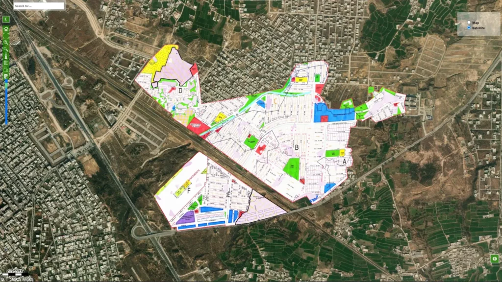 Jinnah-Garden-Islamabad-Map