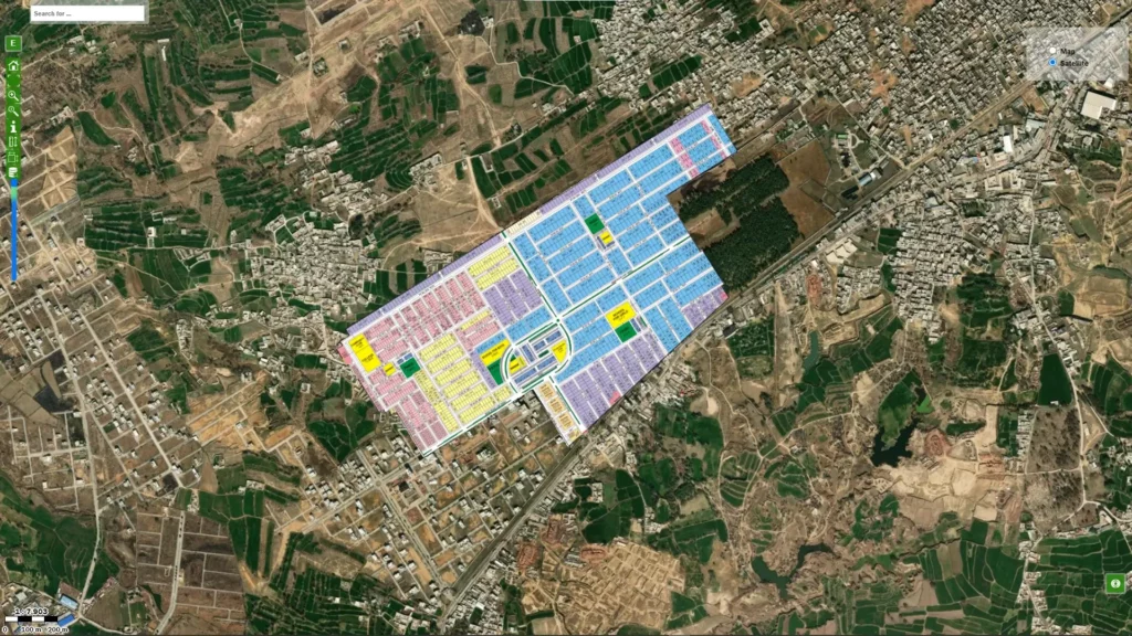 T&T ECHS F-17-1 Islamabad Map