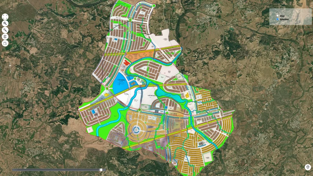 Bahria Phase 8 Extension Map