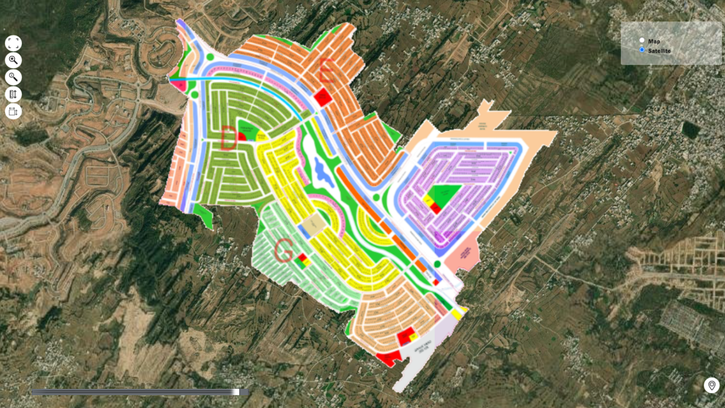 DHA Phase 3 Map