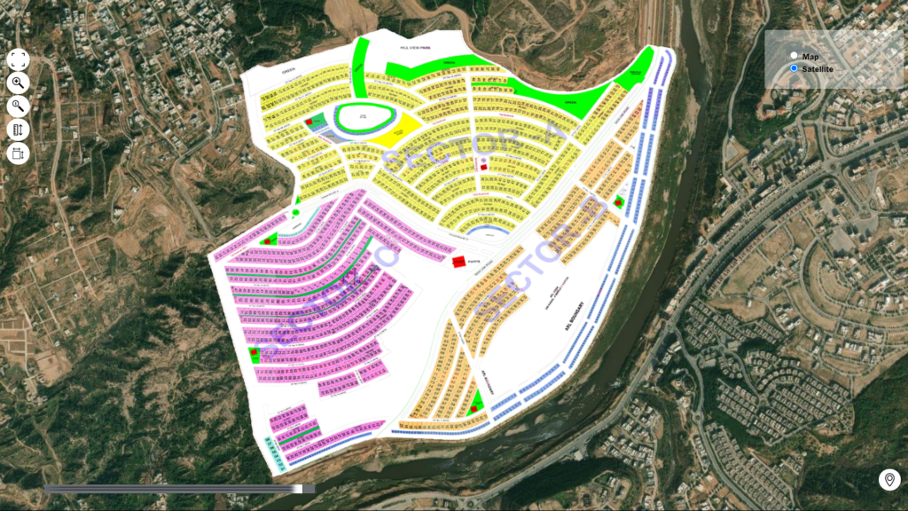 DHA Phase 4 Map