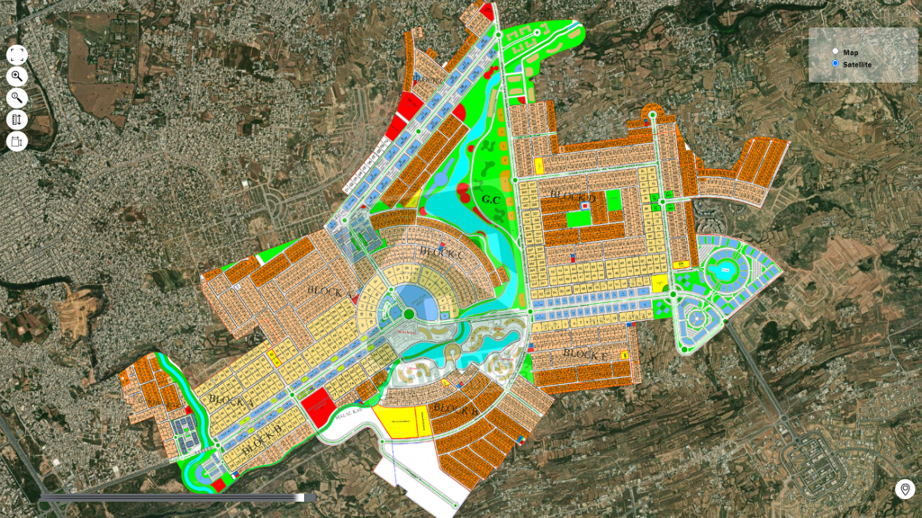 Gulberg-Green-Islamabad-Map