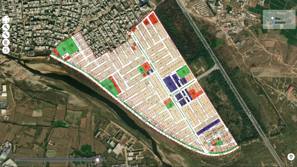 River Garden Islamabad Map