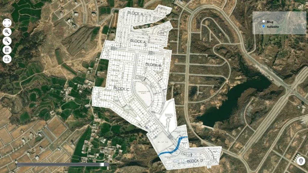 Senate Avenue Map